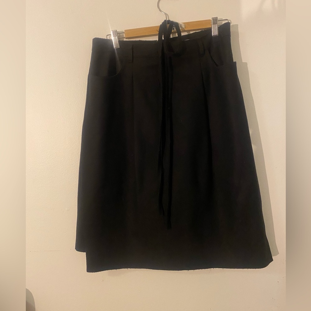 Acne Studios Glide Raw Paw Wool Skirt Size 40